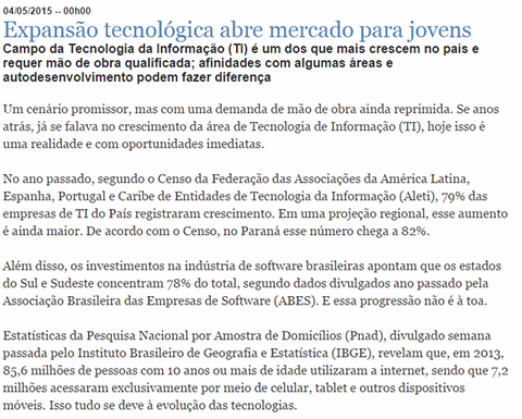 Folha Web - 04/05/2015 - Web