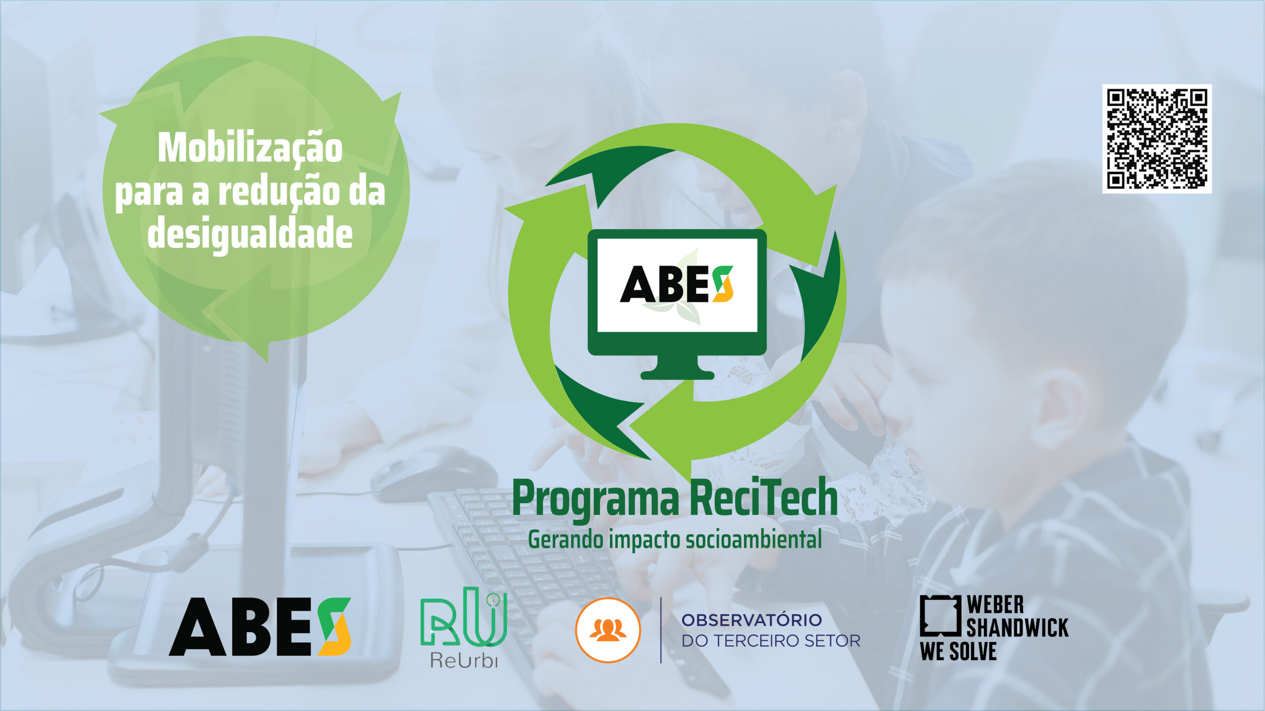 ABES, ReUrbi e Observatório do Terceiro Setor, com o apoio da Weber Shandwick, lançam mobilização para redução da desigualdade no Brasil