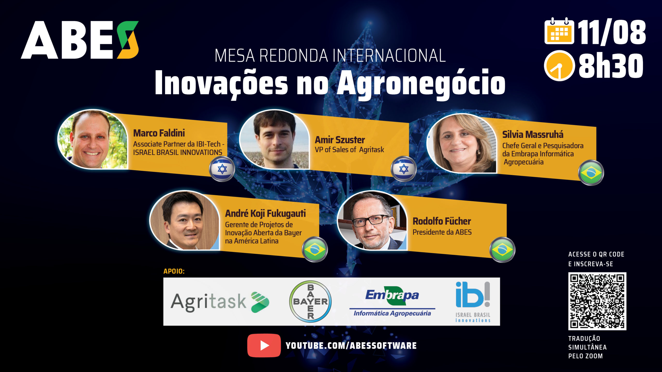 ABES promoverá Mesa Redonda Internacional Inovações no Agronegócio no dia 11/08