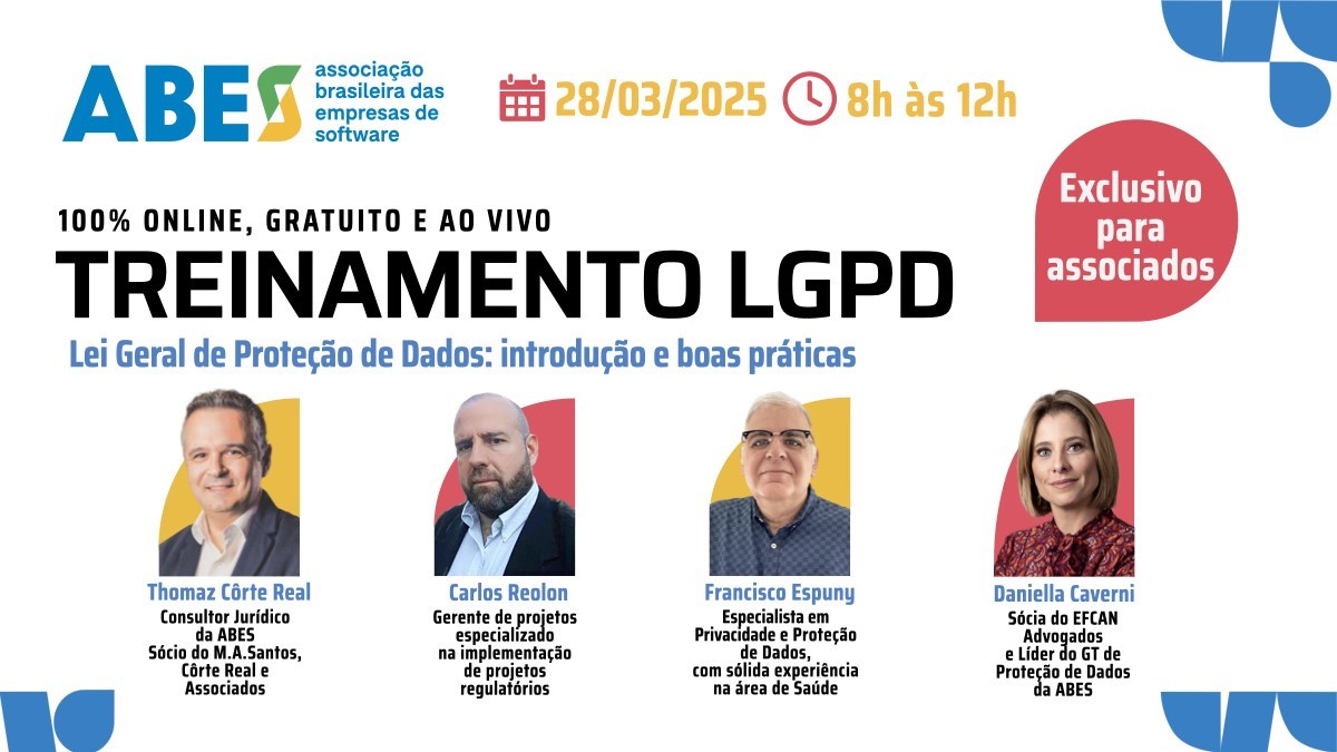 Treinamento sobre a LGPD: introdução e boas práticas - 28/03/2025 - das 8h às 12h
