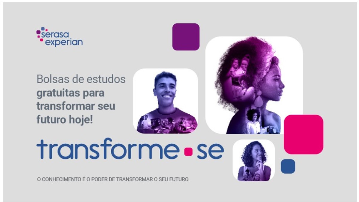 Serasa Experian abre inscrições para programa de bolsas de estudo gratuitas em tecnologia para 510 jovens da periferia de Brasília, Recife e São Paulo