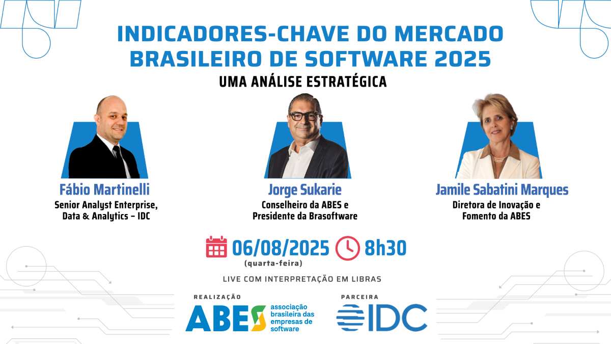 ABES e IDC vão revelar novos indicadores-chave sobre o Mercado Brasileiro de Software